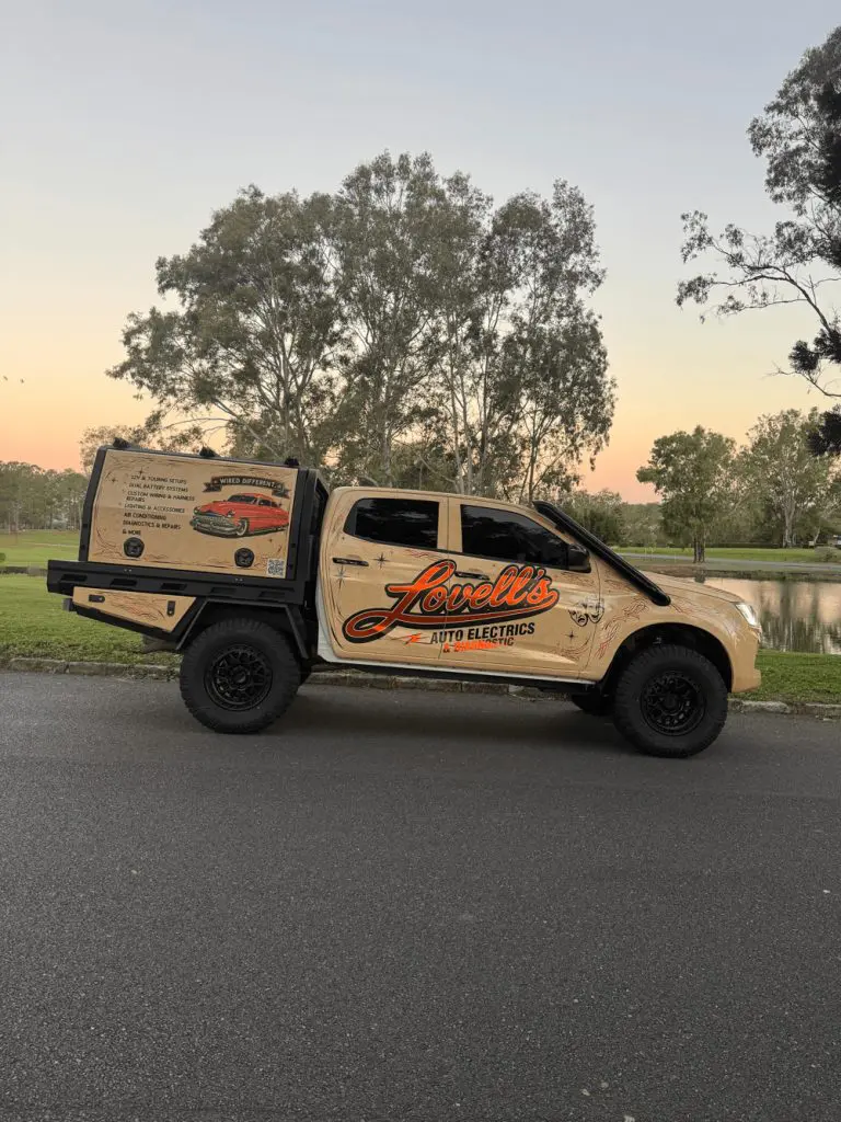 Lovell's Auto Electrics mobile service ute
