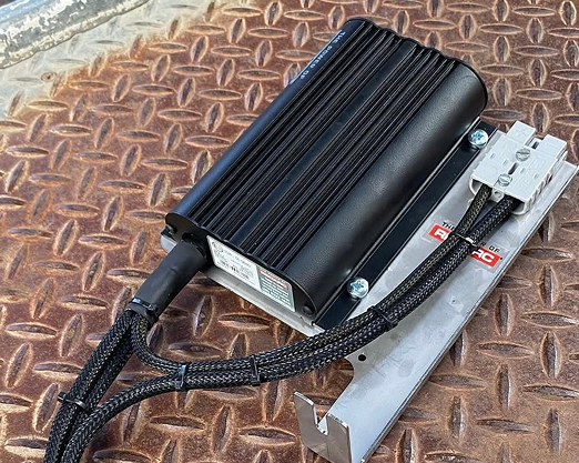 Electrical unit and wiring on a mounting plate